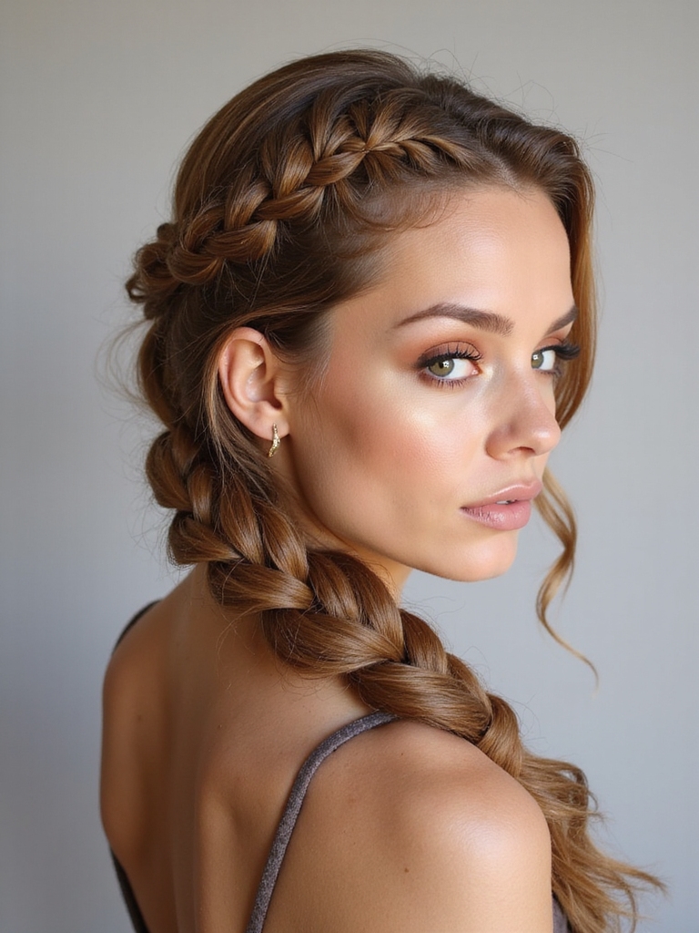 elegant french fishtail braid