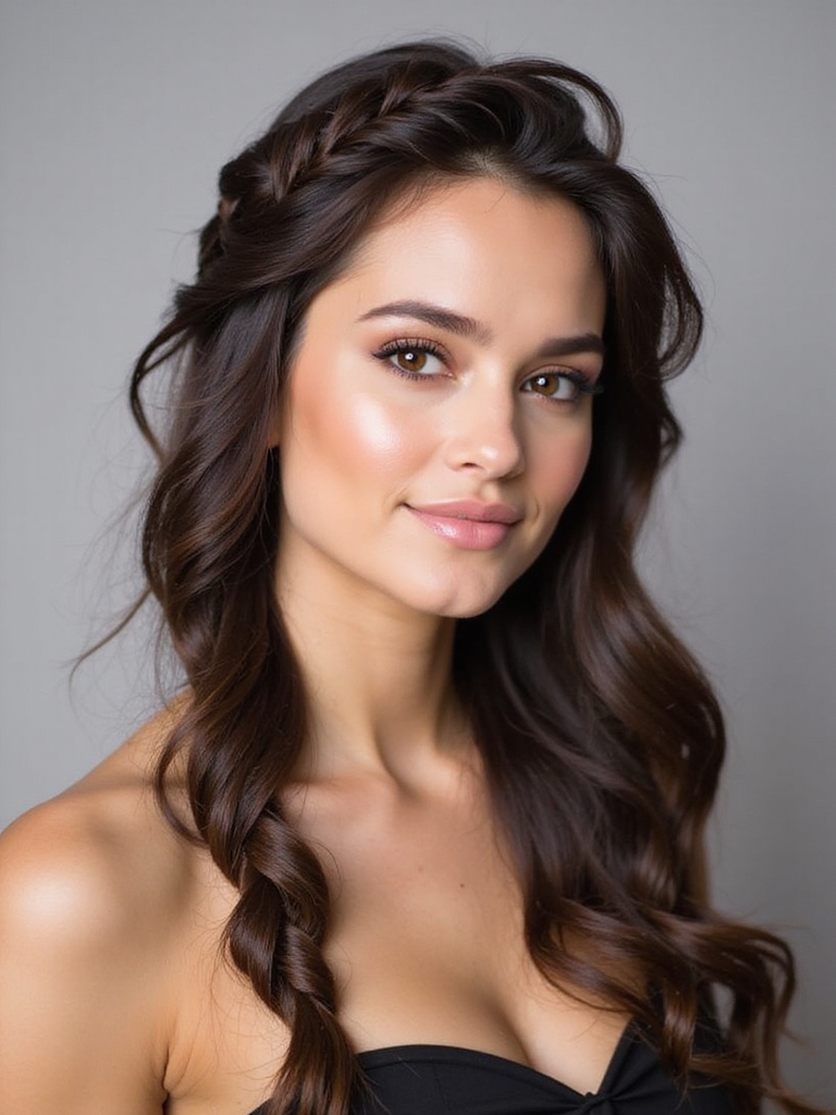 elegant waterfall braid tutorial