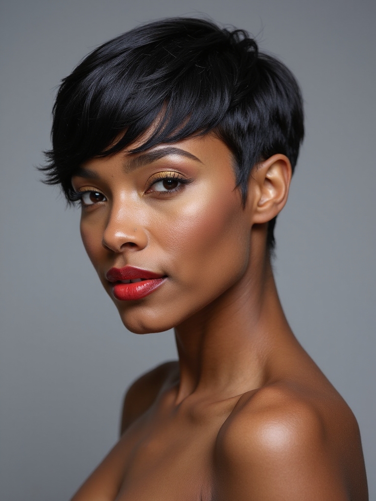 embrace bold pixie style