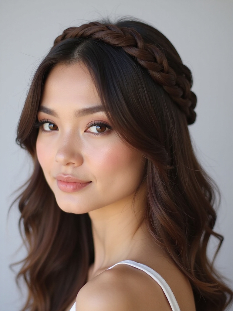 ethereal twisted halo elegance
