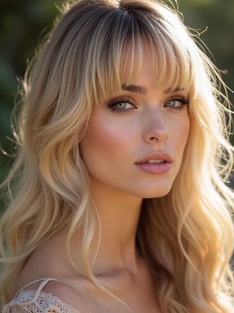 feathered fringes for versatility