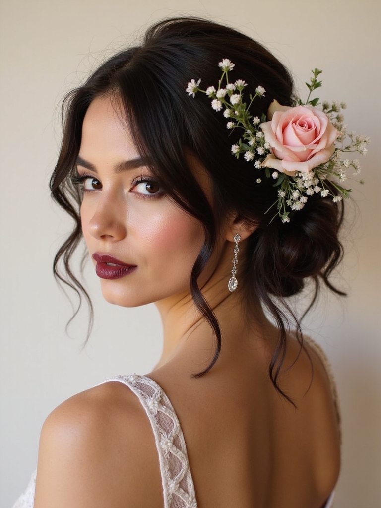 floral accessories for hairstyles