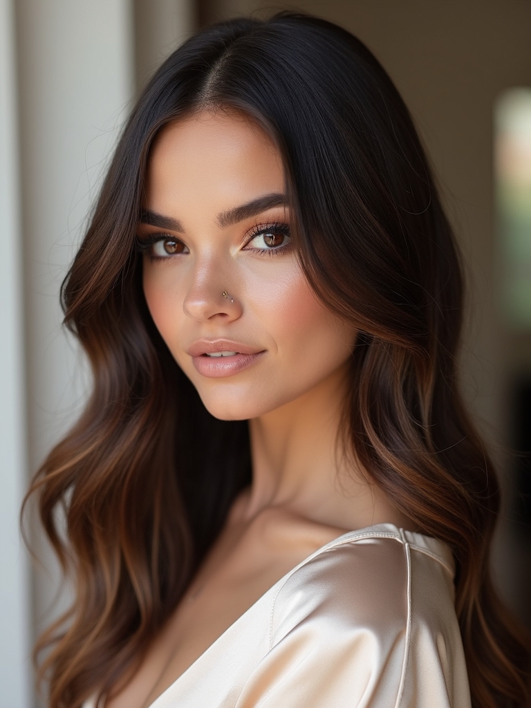 glamorous long hair extensions