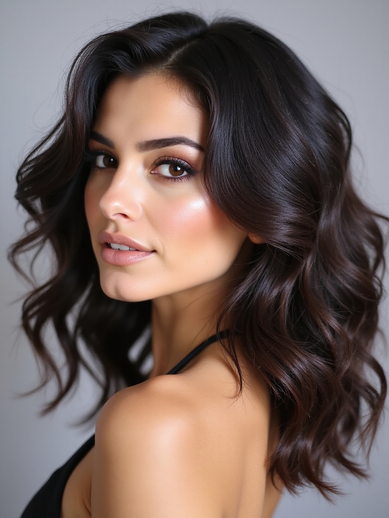 glamorous voluminous blowout tutorial