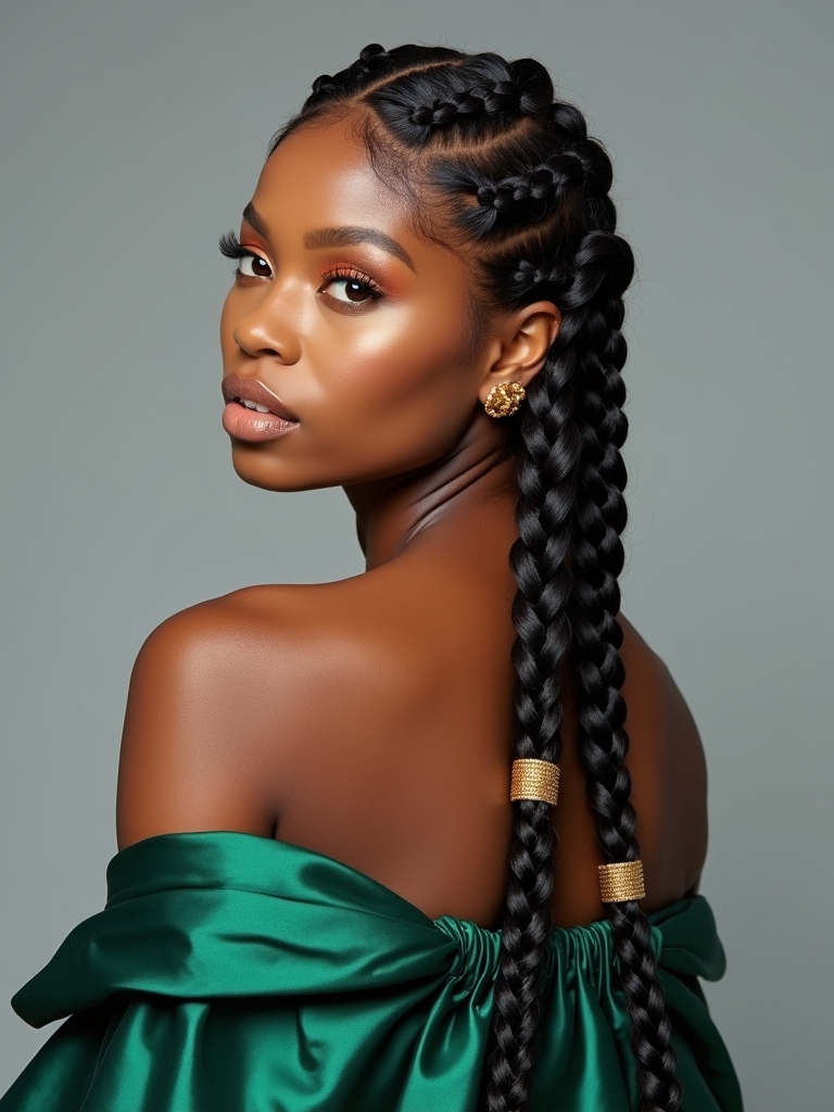 intricate stylish cornrow designs