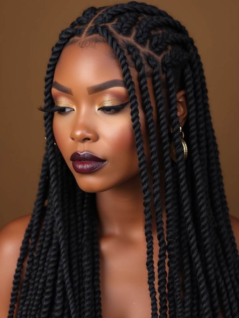 mesmerizing cornrow patterns revealed