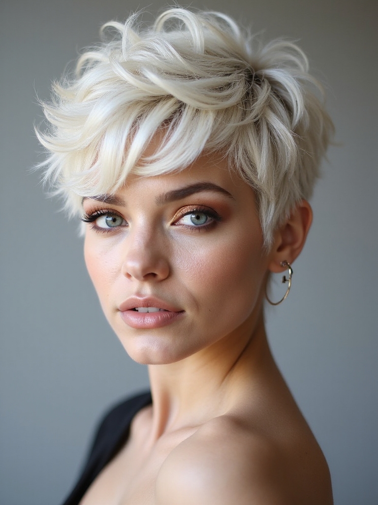 pixie cuts with personality