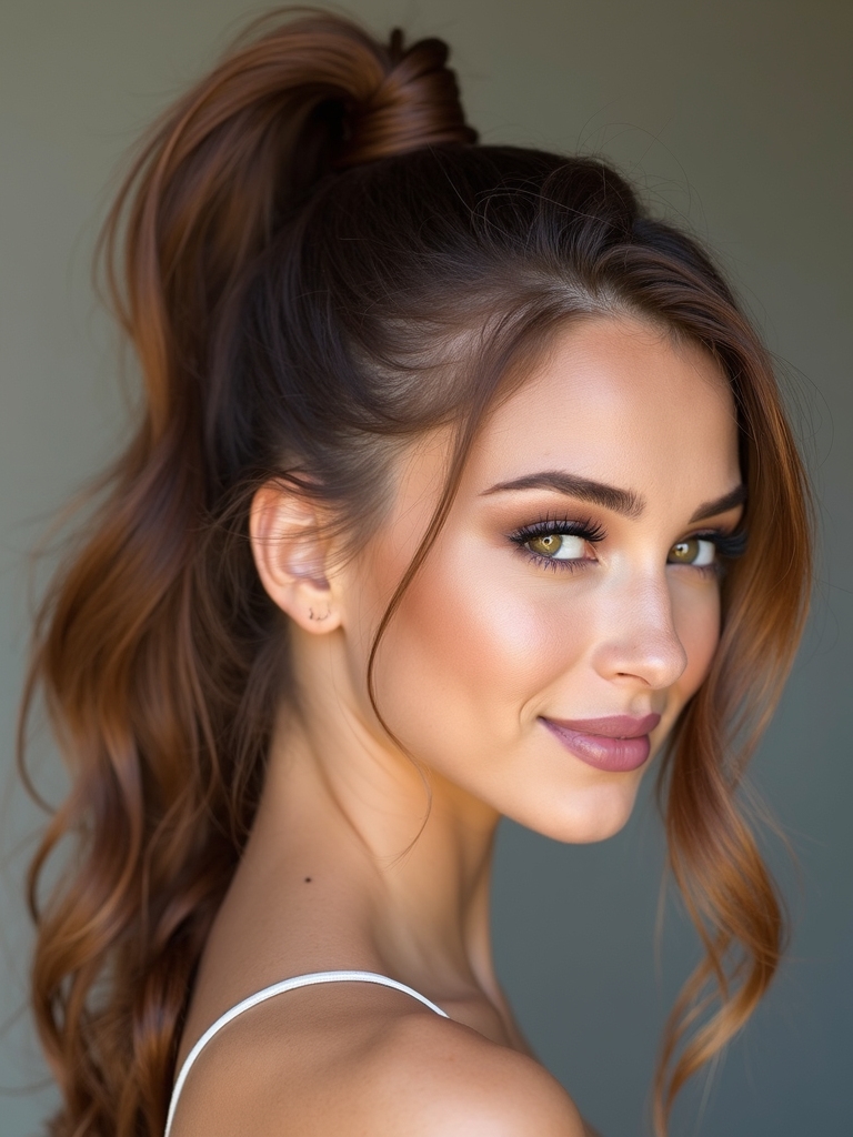 playful chic ponytail twist