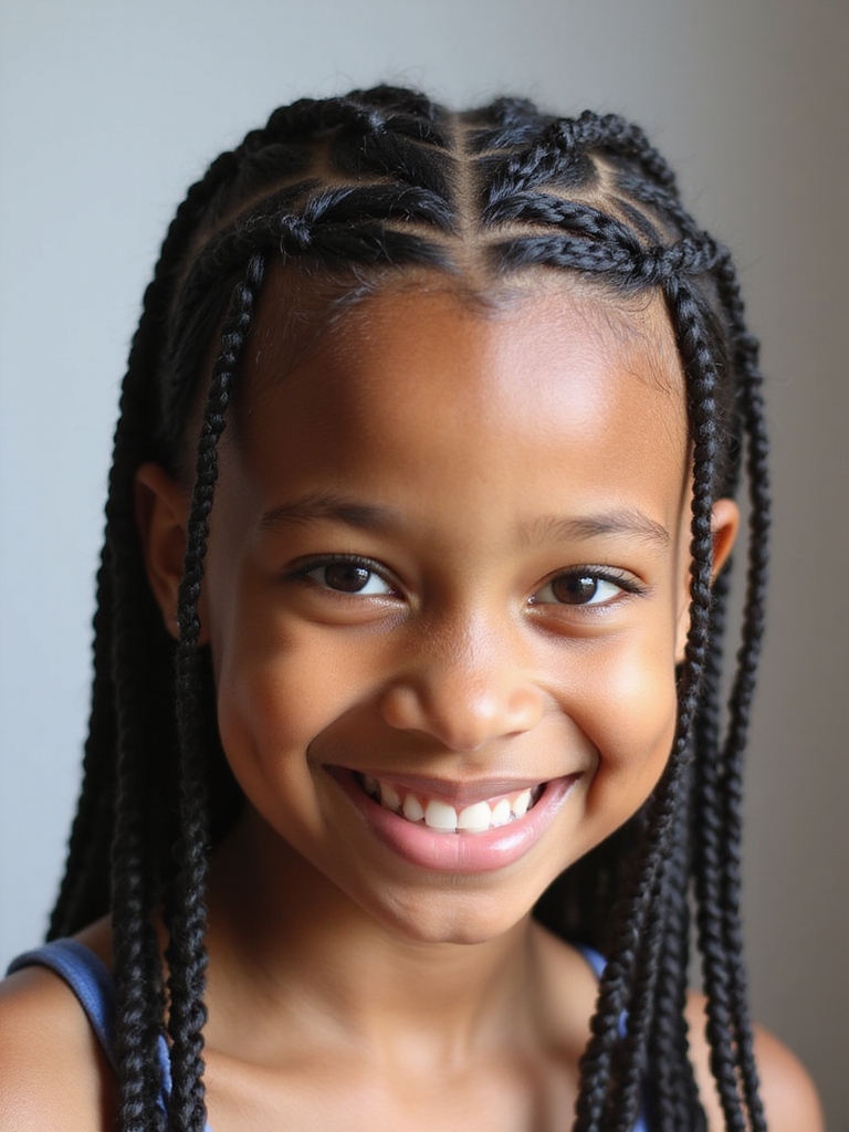 playful cornrow hairstyle designs