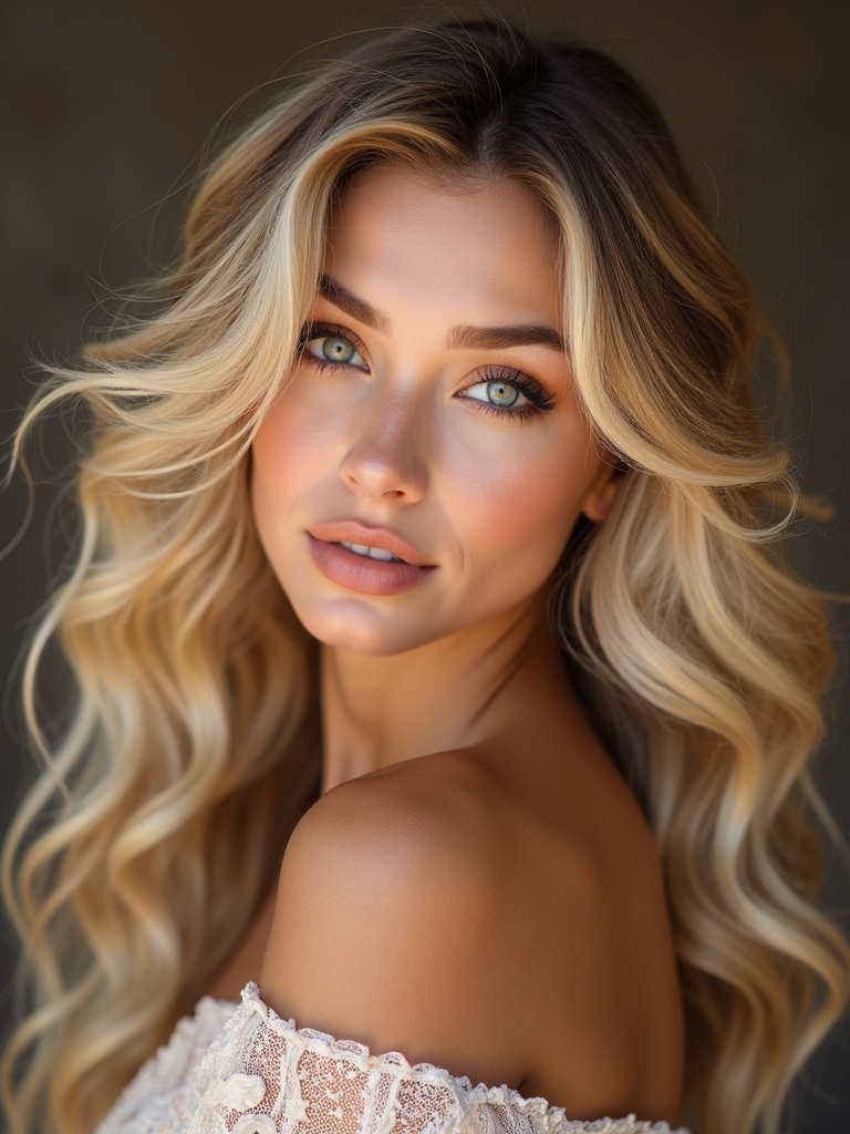 romantic loose curls tutorial