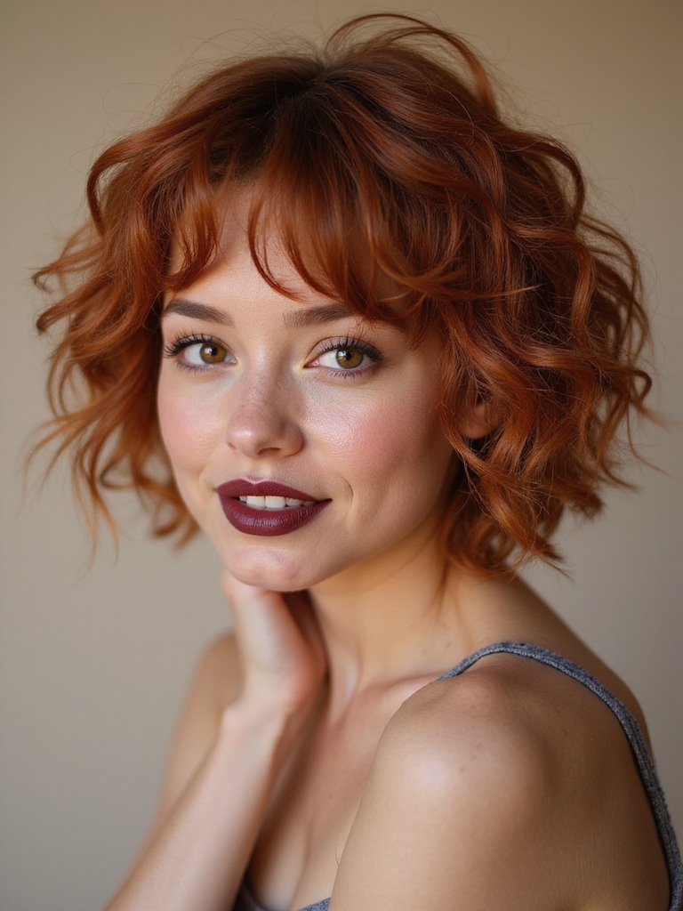 short curls styling tips