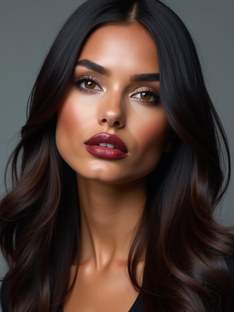 sleek polished effortless hairstyle