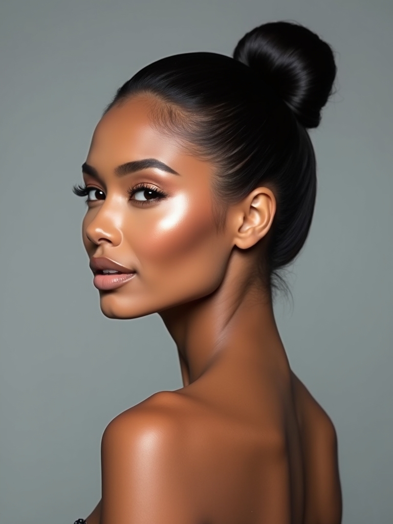 sleek top knot versatility