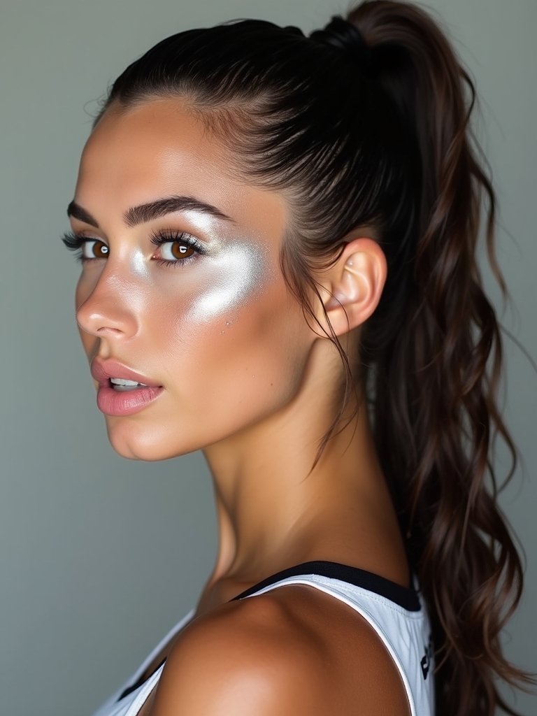 sleek wet look confidence