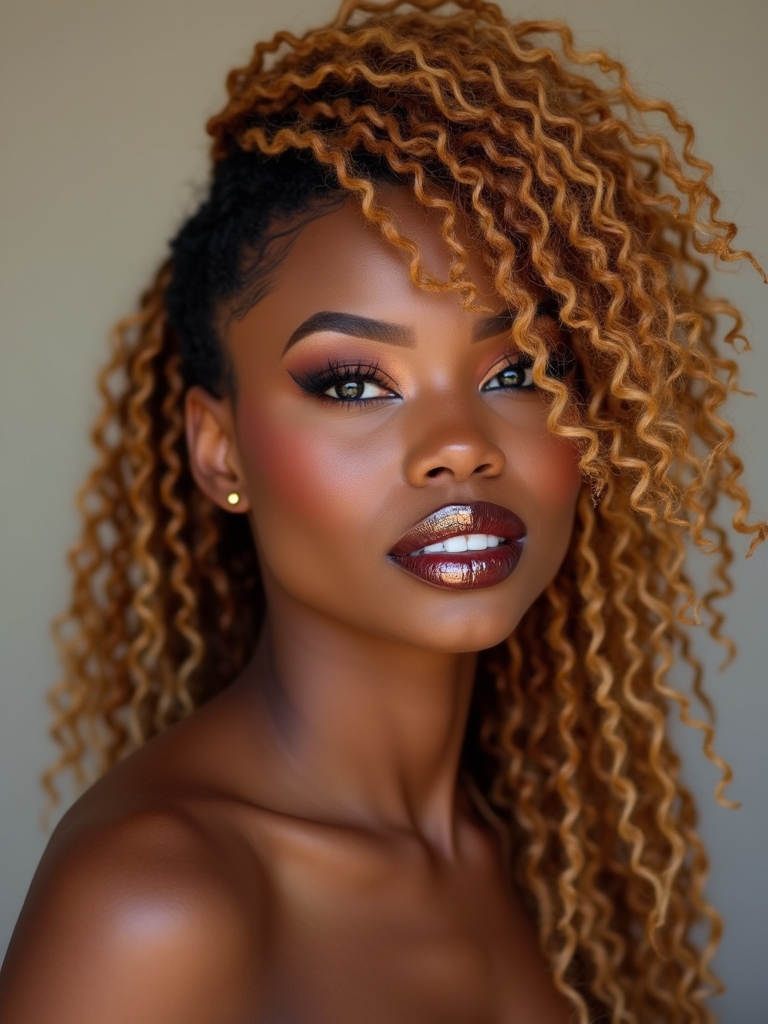 stylish modern senegalese twists