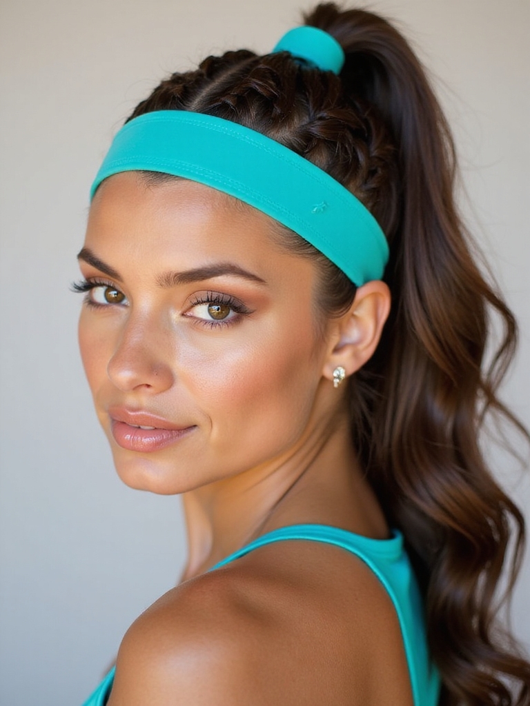 stylish secure volleyball braids