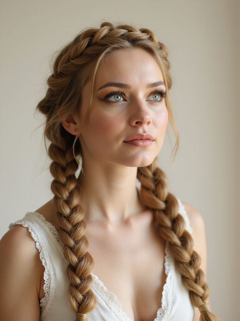 tidy milkmaid braid tutorial