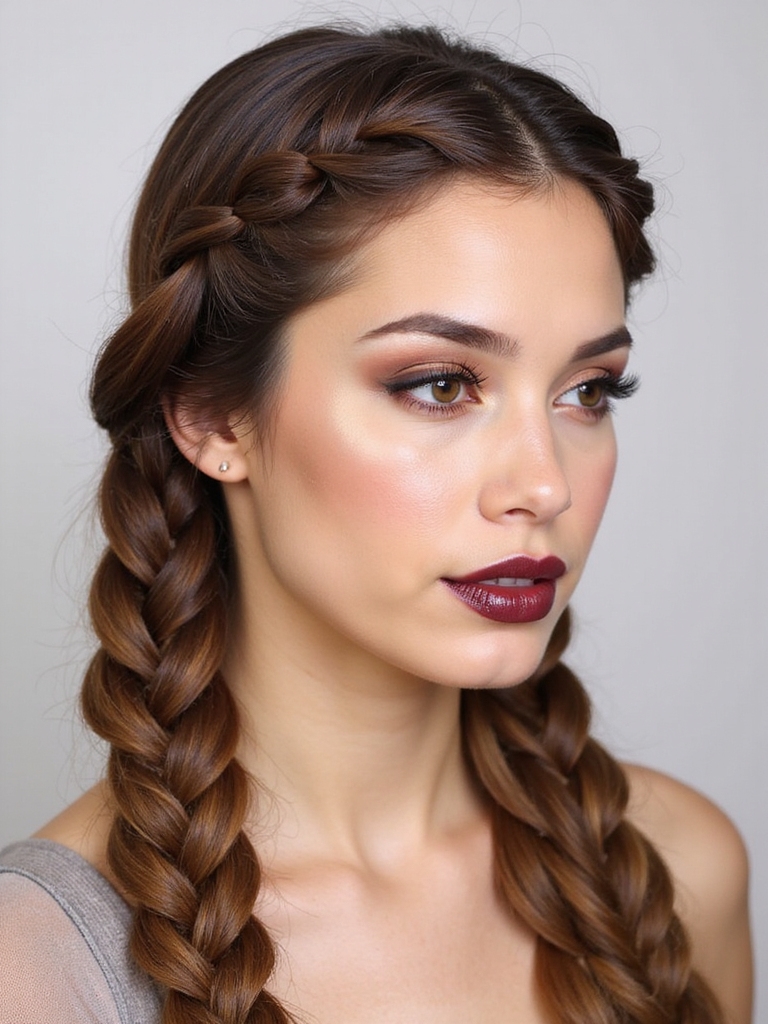 timeless elegant double braid