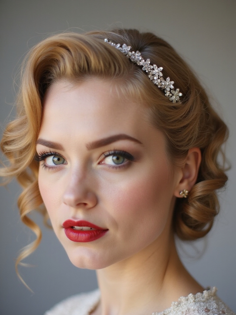 timeless vintage pin curls