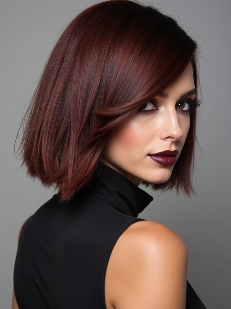 transformative asymmetrical bob haircut