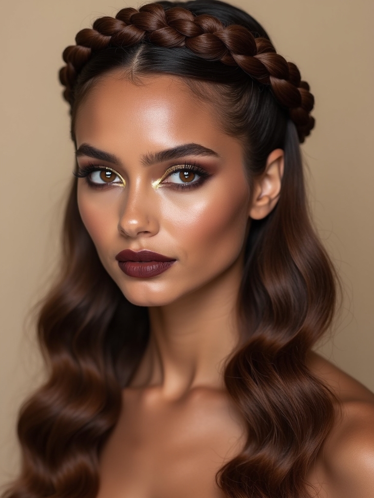 twisted crown hairstyle tutorial