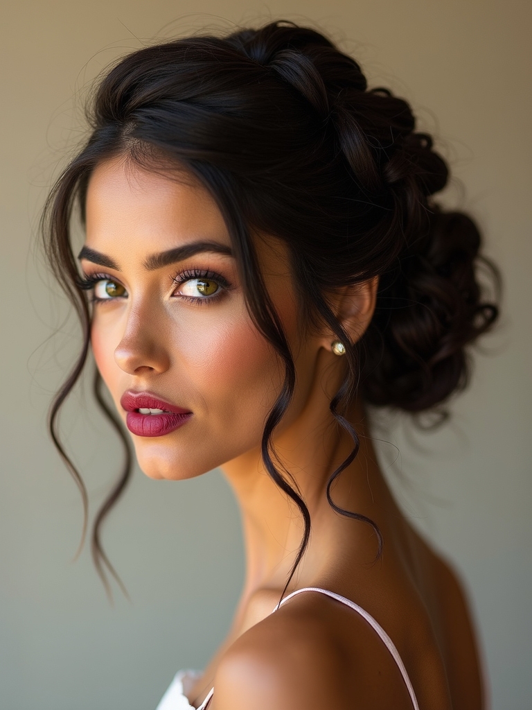 twisted updo for sophistication