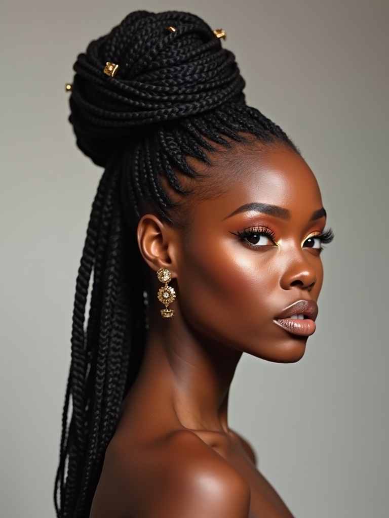 twists and braids combination styles