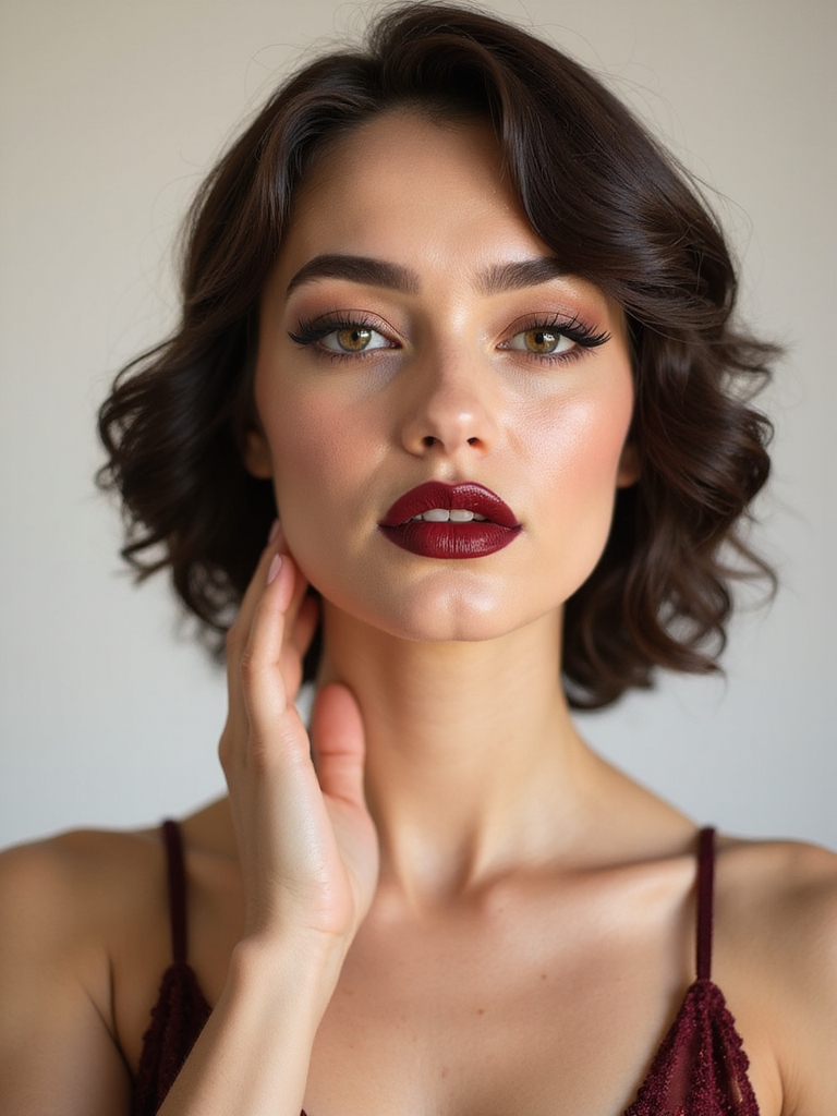 1920s vintage glam makeup