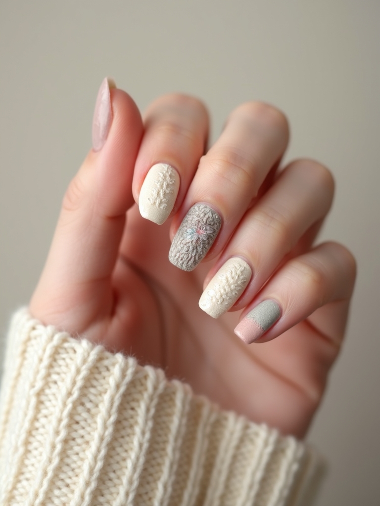 3d knit sweater gel technique