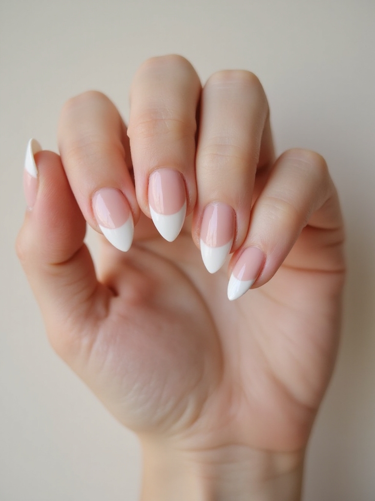 almond shaped baby boomer fade