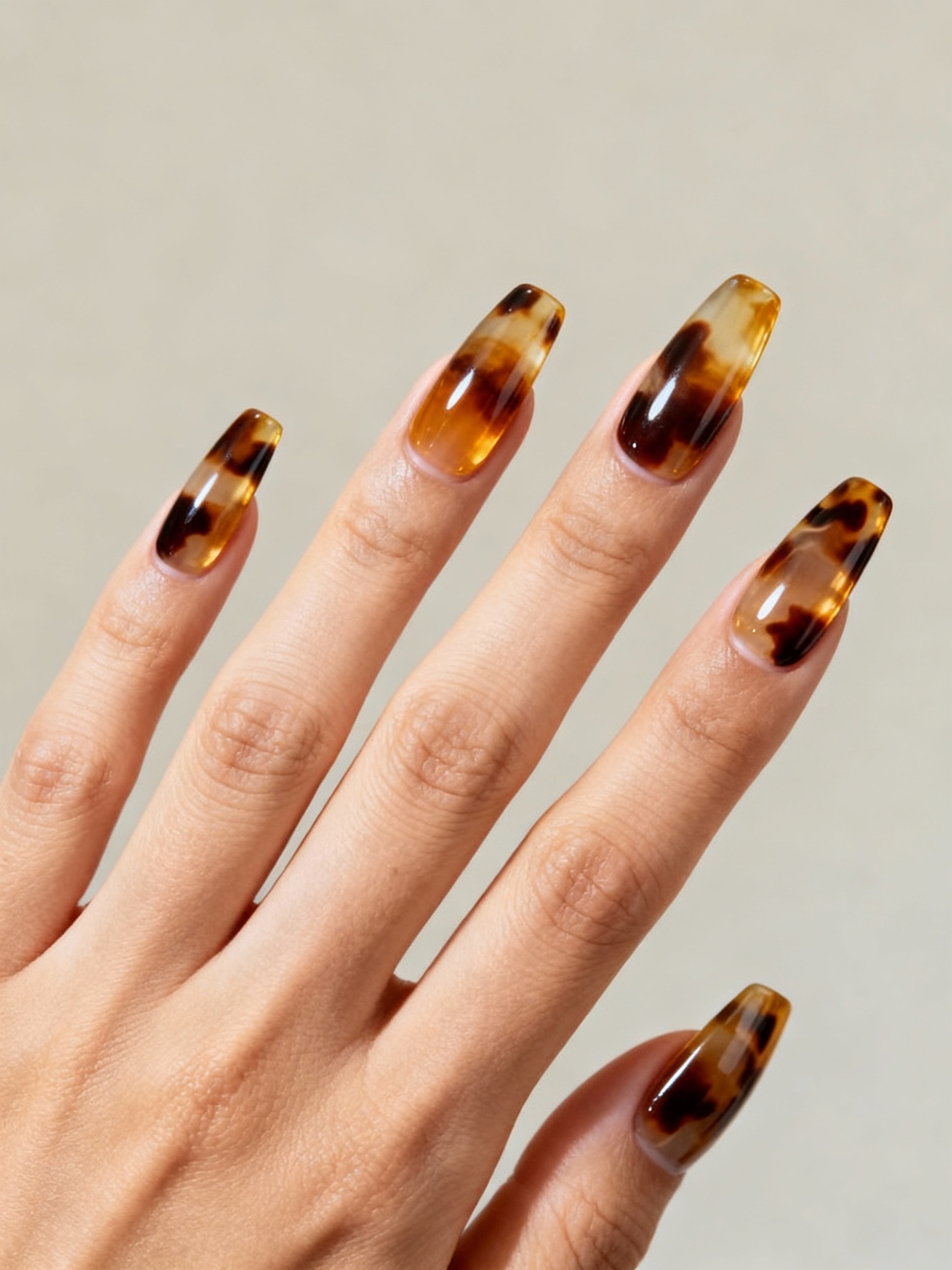 amber swirl translucent brown