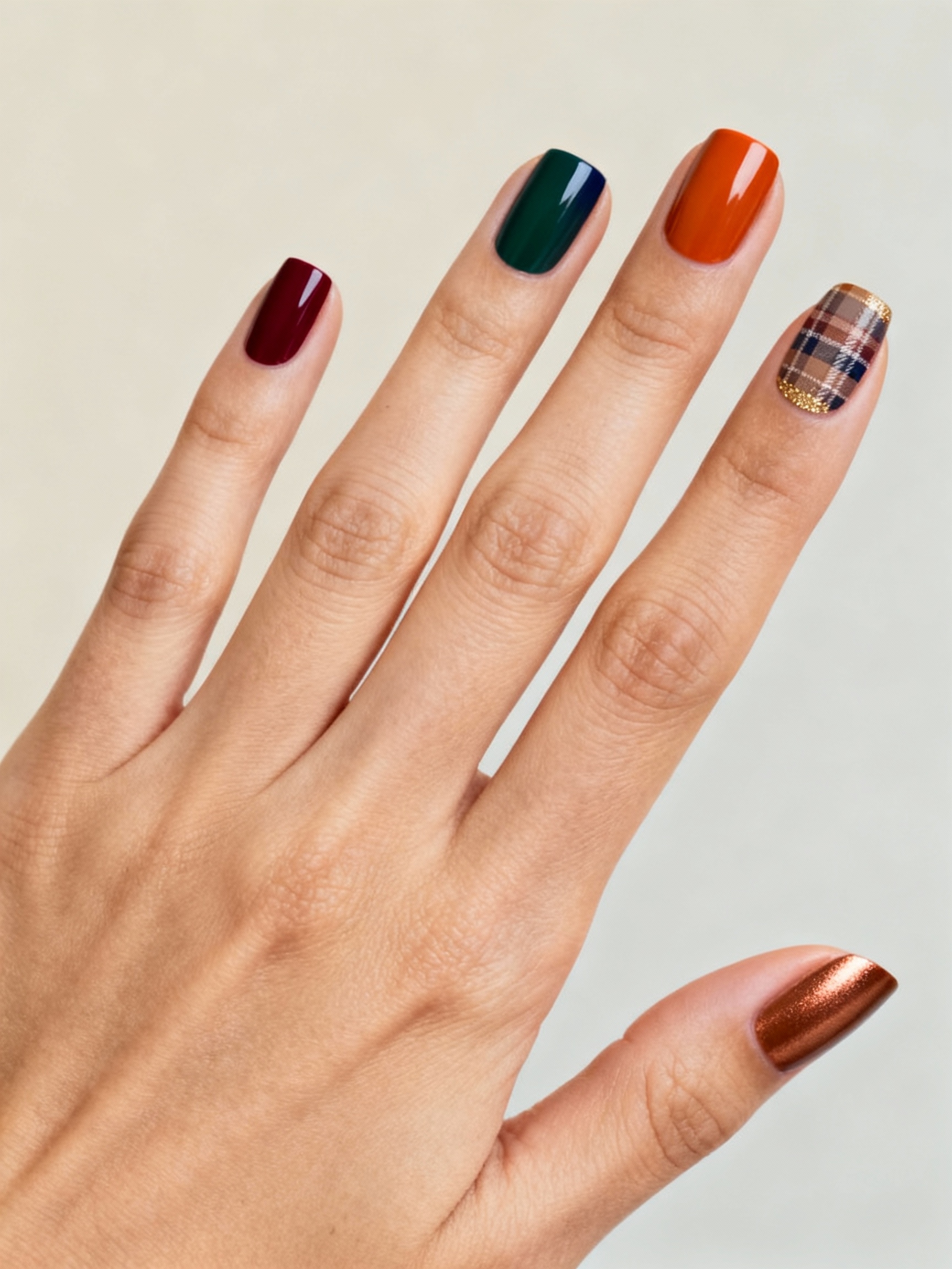 autumn inspired nail design ideas