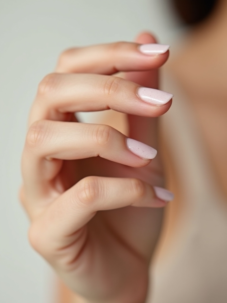 barely there sheer glitter wash