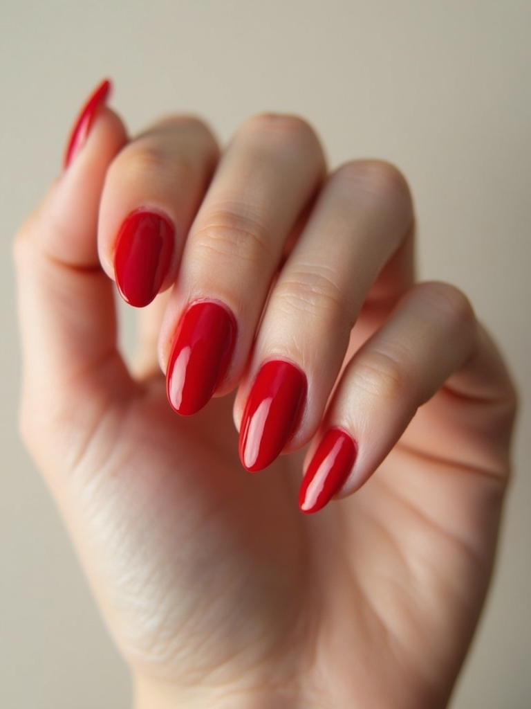 blue based crimson glossy finish