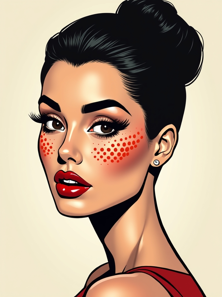 bold dotted comic tear