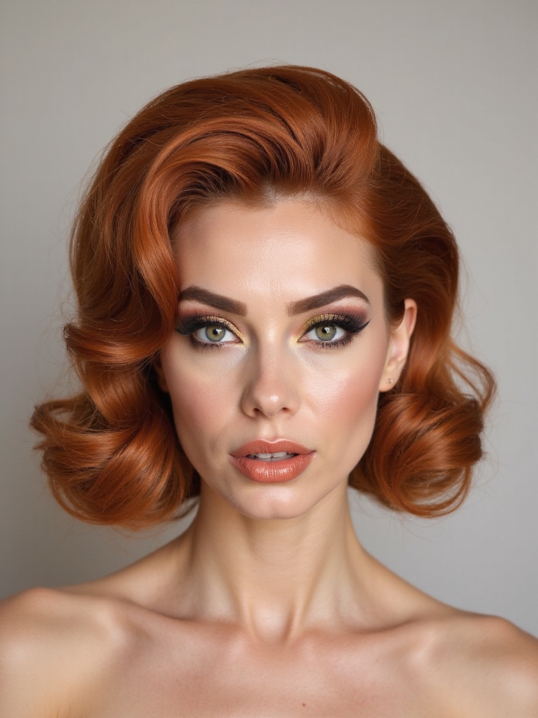 bold fierce iconic glamour faces