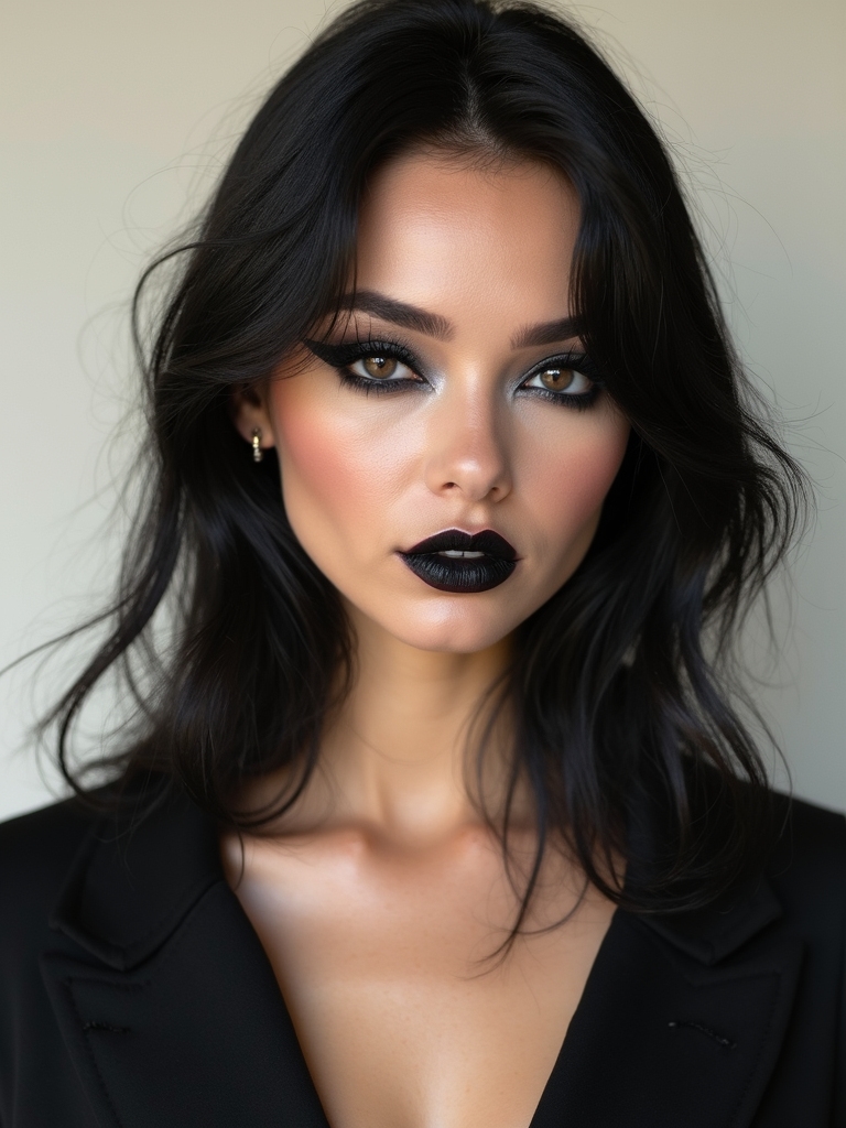 bold gothic makeup ideas