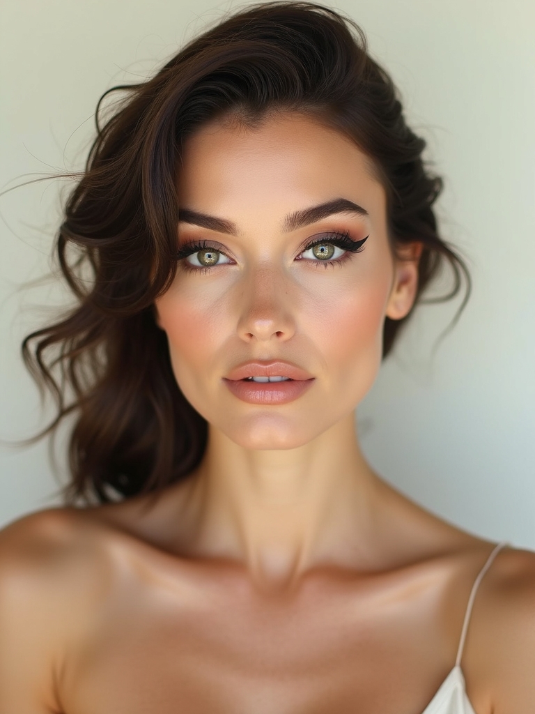 bold graphic extended cat eye