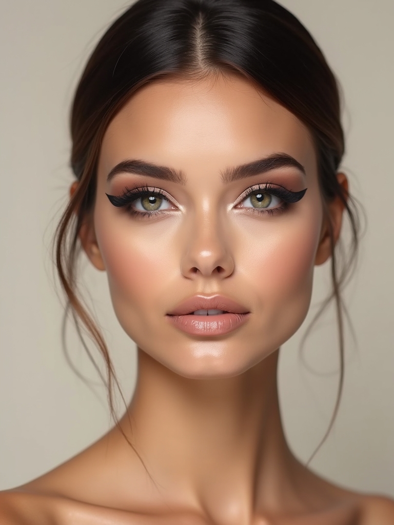bold negative space winged liner