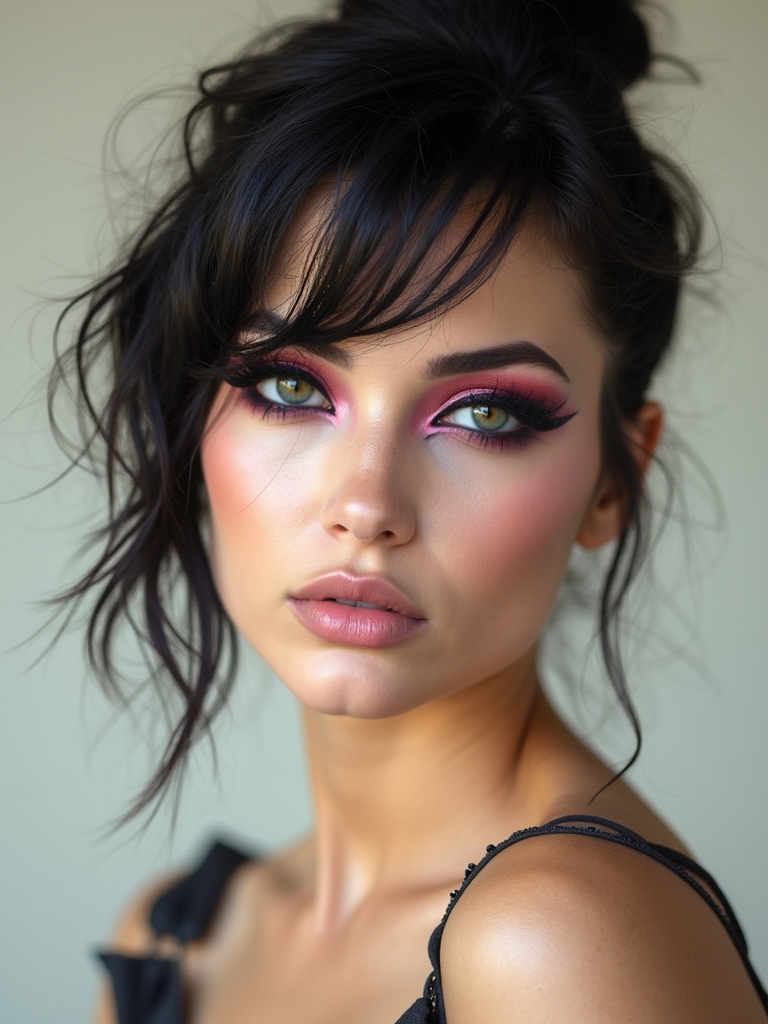 bold punk makeup looks