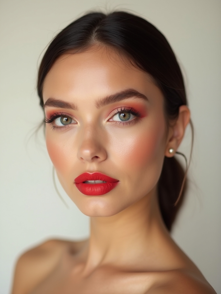 bold red makeup looks