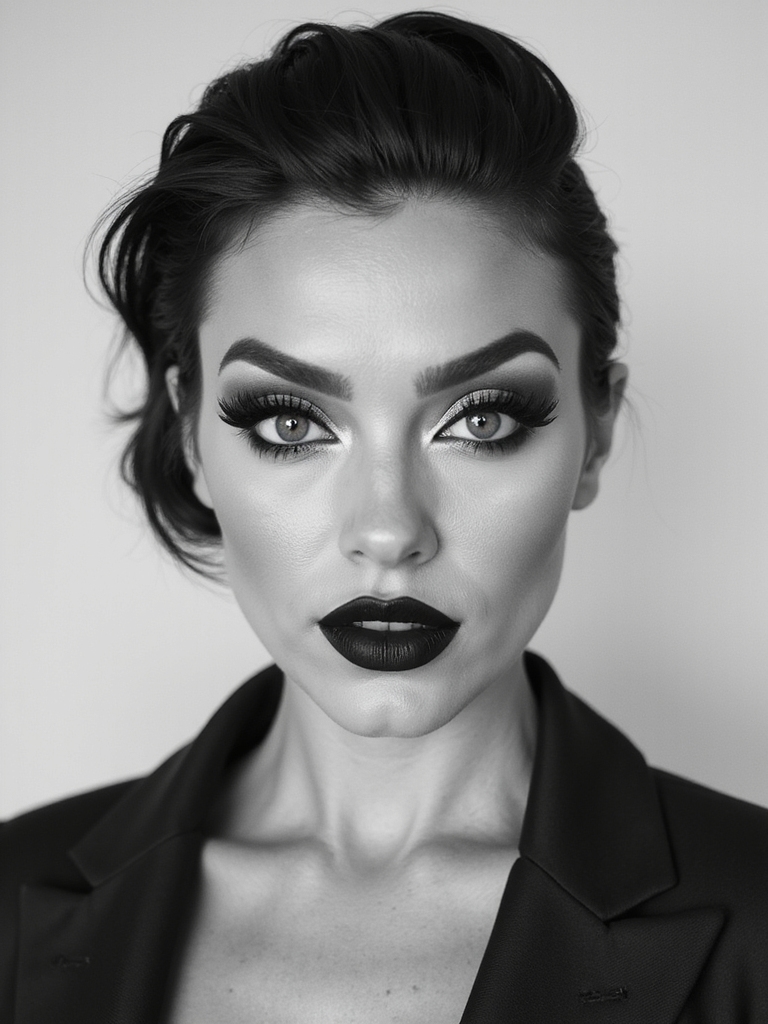 bold single shade electric glam