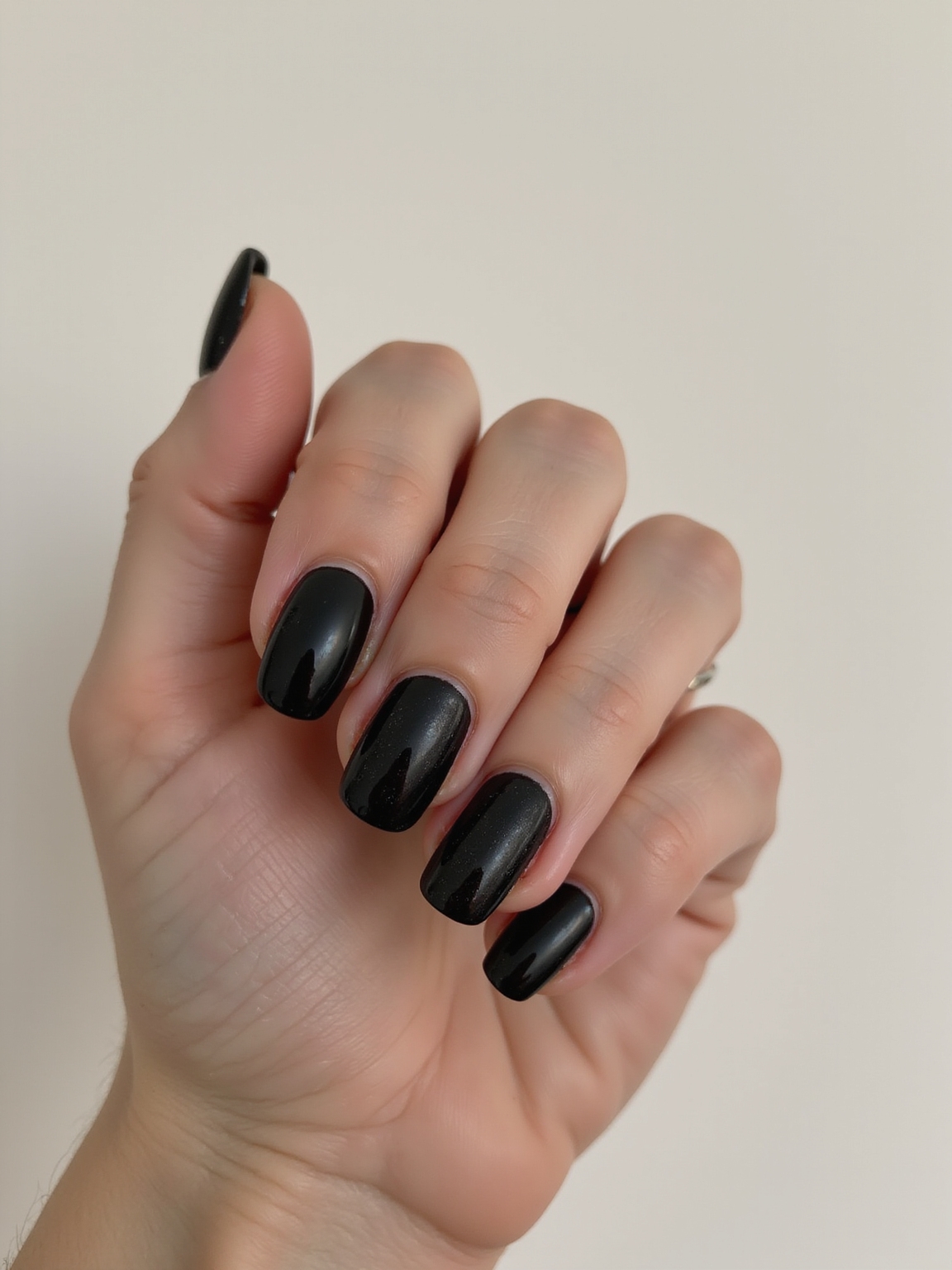 bold wicked black nails