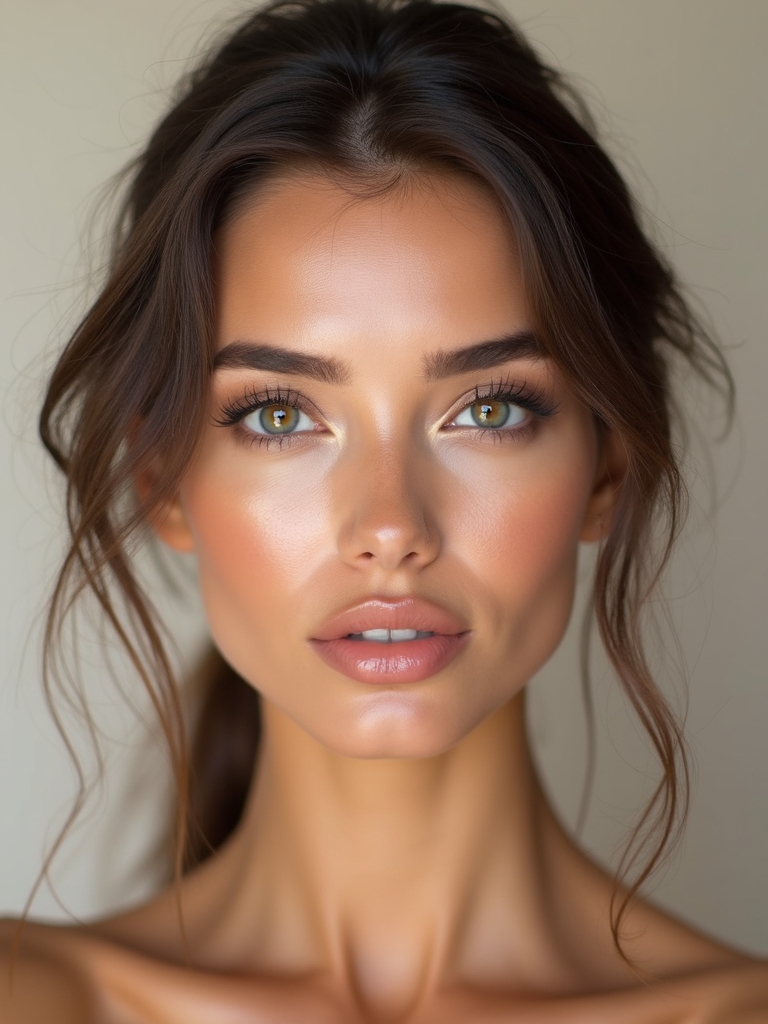 brightened inner corner eye pop