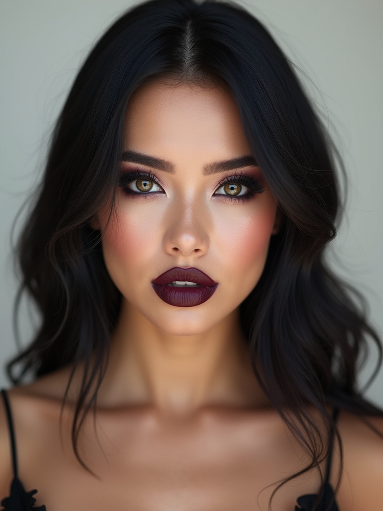bruised berry blurred stained lips