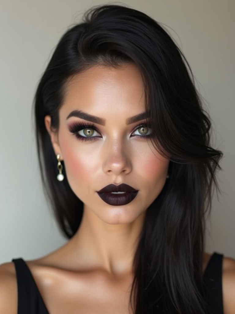 candlelit black cherry lips