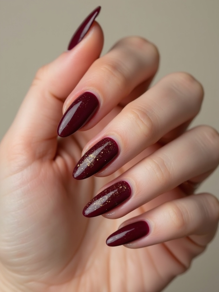 candlelit cabernet with gold