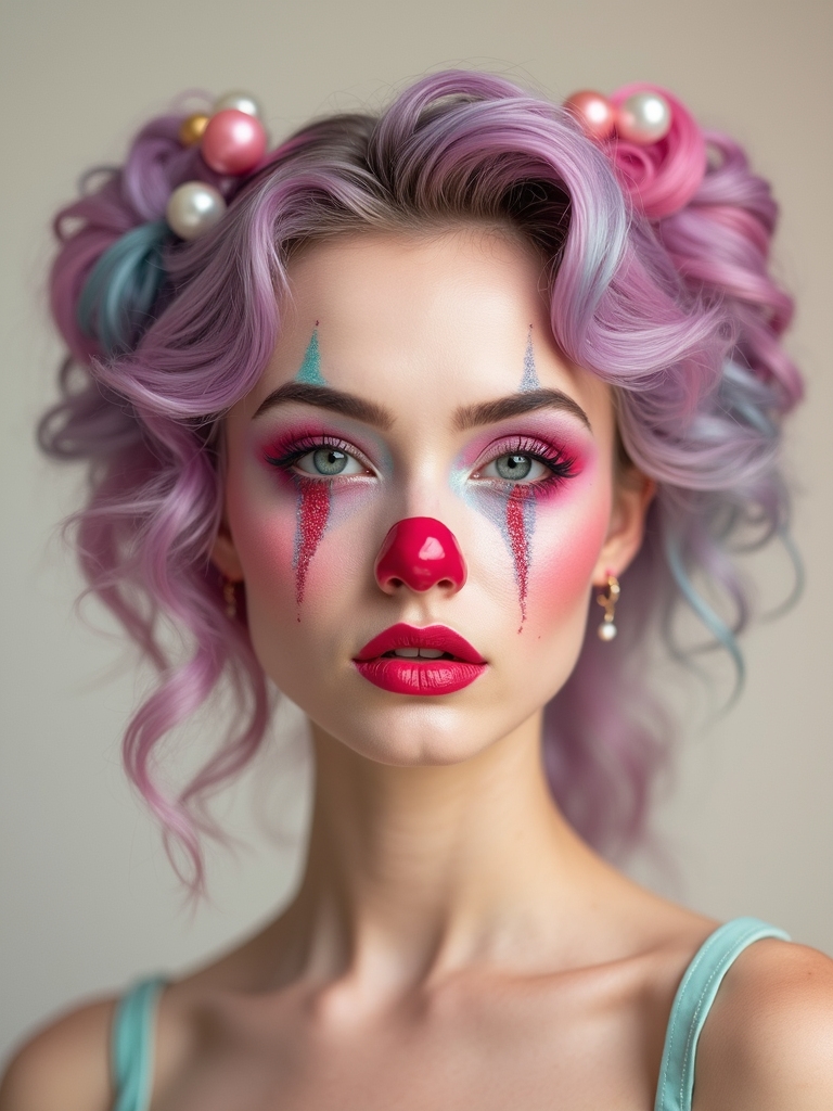 candy coated neon circus smile