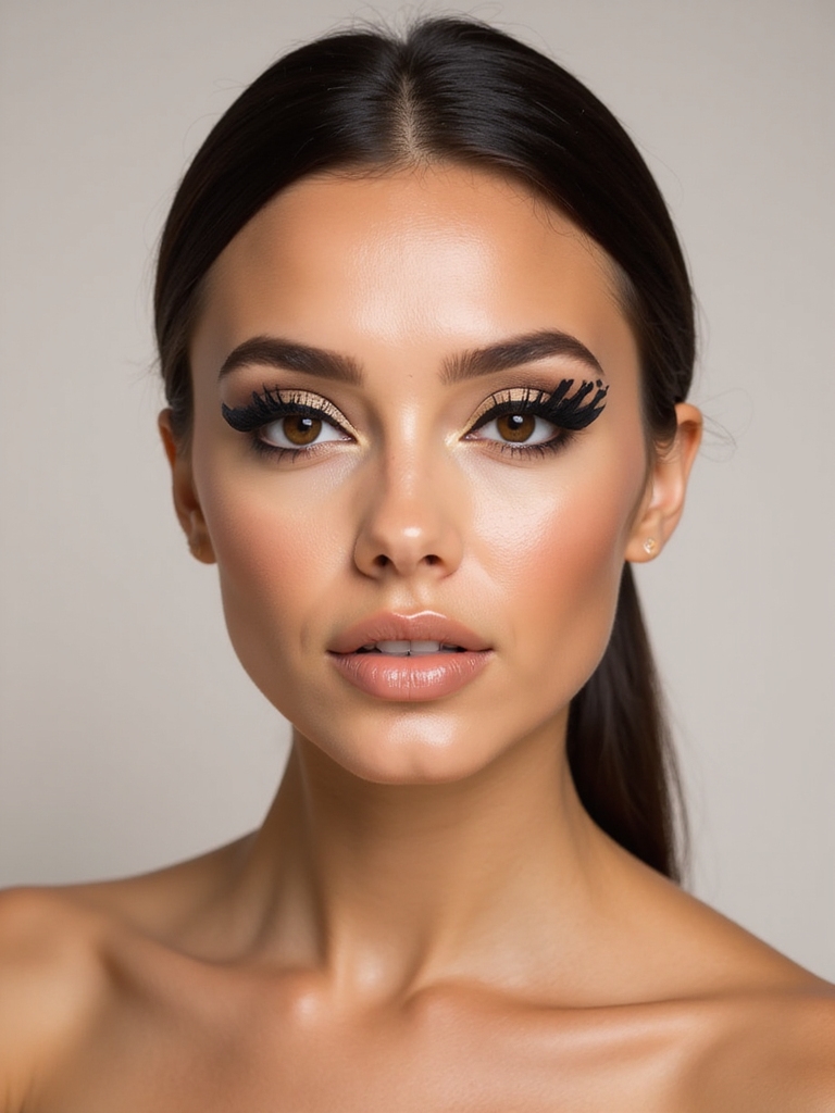 cheetah inspired graphic liner flicks