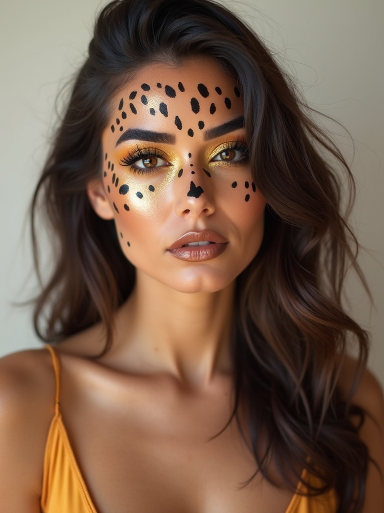 cheetah inspired halloween makeup ideas